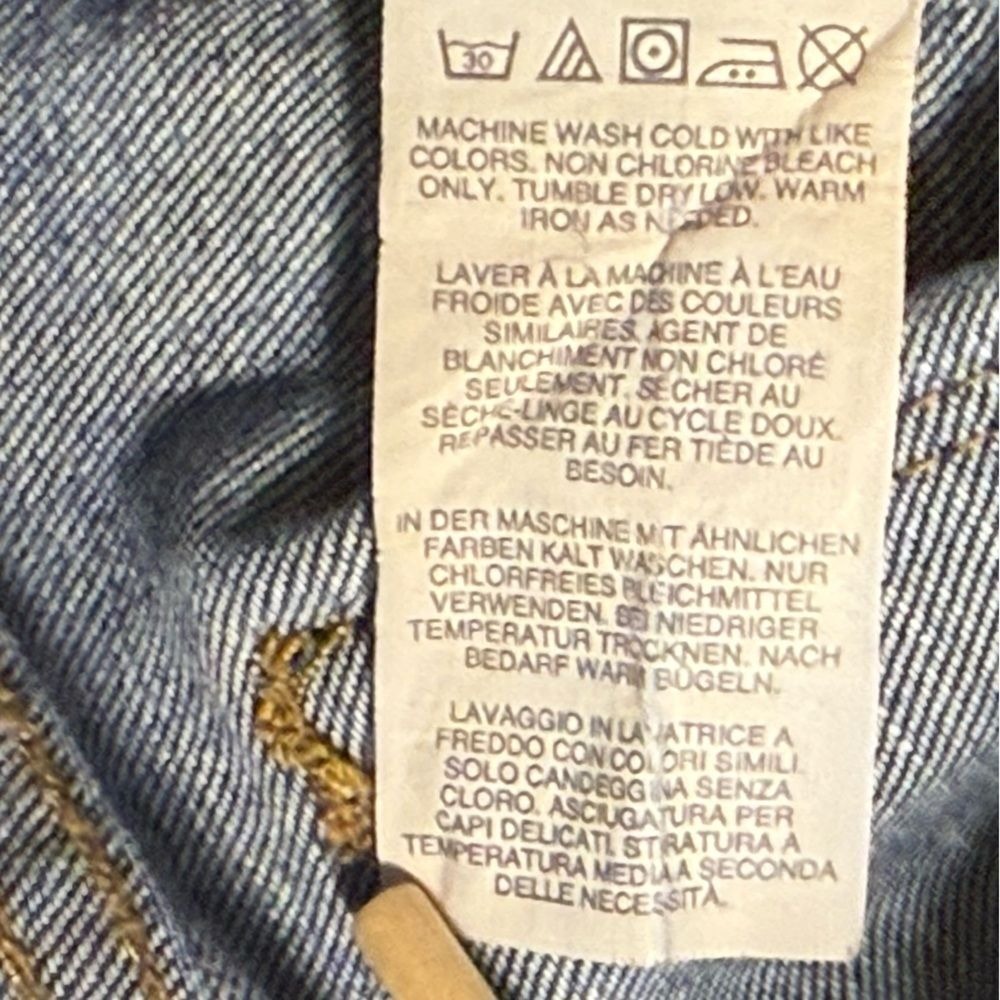 Dark Blue Distressed Women’s Jeans - Picture 11 of 12